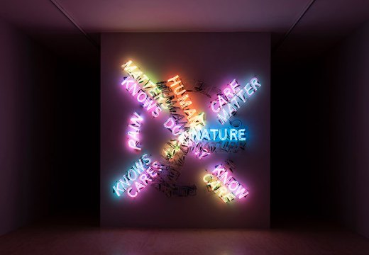 Installation view of ‘Bruce Nauman: Disappearing Acts’ at MoMA PS1, New York, 2018.