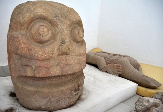Stone carvings discovered in the Popoloca ruins in Puebla state, photo: Instituto Nacional de Antropología e Historia, Mexico