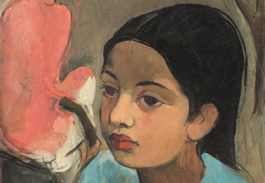 The Little Girl in Blue (detail; 1934), Amrita Sher-Gil. Sotheby’s Mumbai, INR18.7 crore