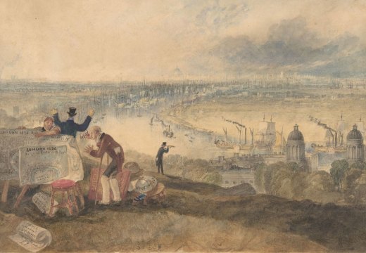 View of London from Greenwich (1825), Joseph Mallord William Turner. Metropolitan Museum of Art, New York