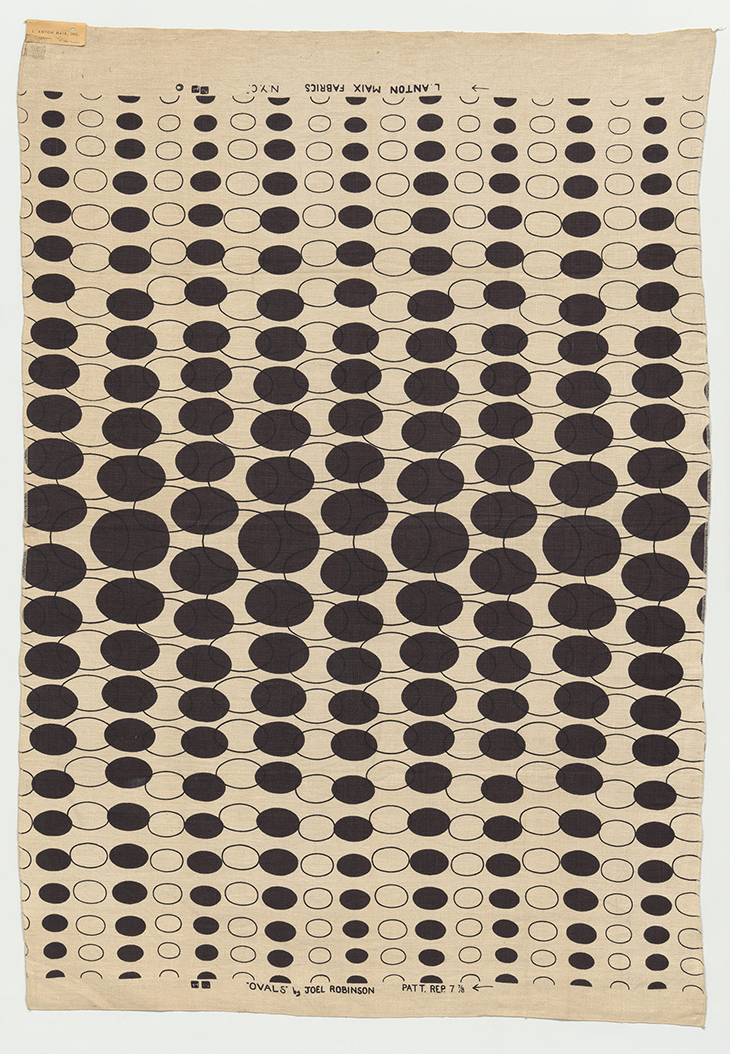 Ovals textile (c. 1951–55), Joel Robinson