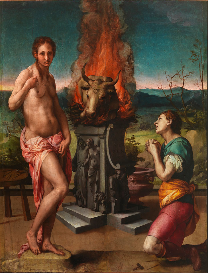Pygmalion and Galatea (1529–32), Agnolo Bronzoni. Uffizi Gallery, Florence.