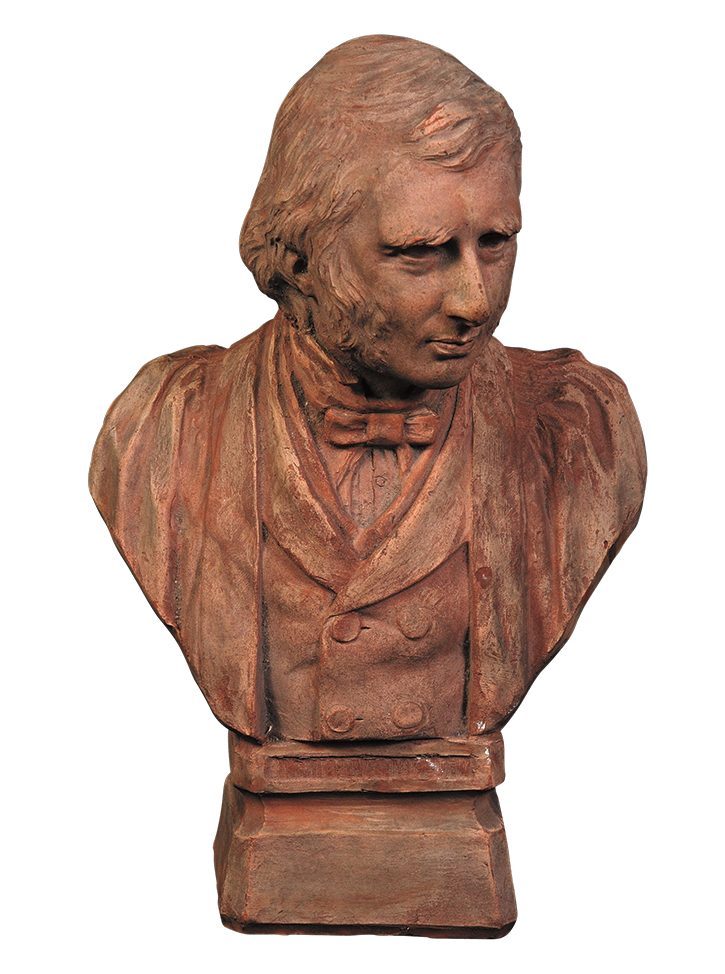 Portrait Bust of John Ruskin (1887), Benjamin Creswick.