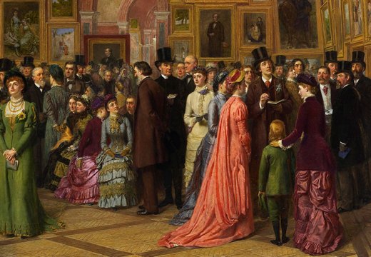 The Private View at the Royal Academy, 1881 (1881–83), William Powell Frith.