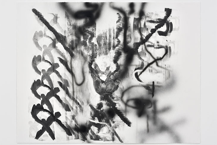 Monotype #19 (2018), Julie Mehretu.