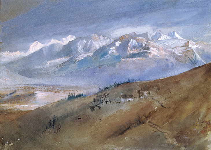 The View from My Window, Mornex (1862), John Ruskin. Lakeland Arts