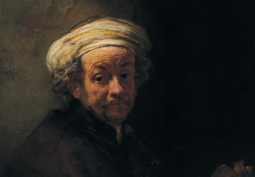 Self Portrait as the Apostle Paul (detail; 1661), Rembrandt van Rijn. Rijksmuseum, Amsterdam