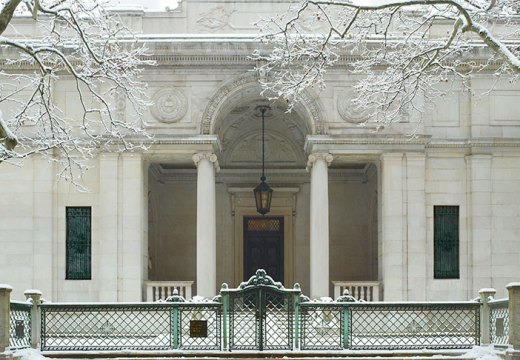 J. Pierpont Morgan’s Library in winter, 2011, Morgan Library & Museum.