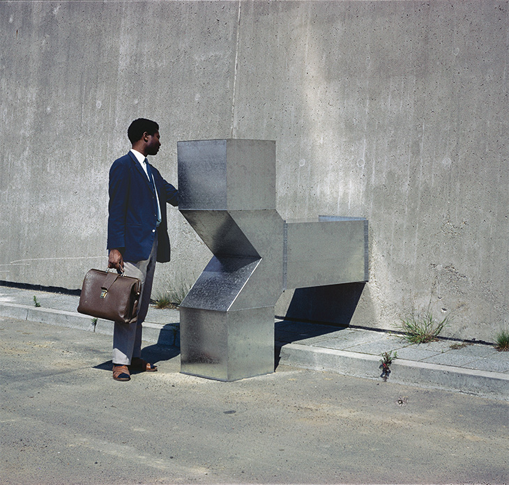 Vierantrohr (Square Tube), Series D (1967), Charlotte Posenenske. Installation view, Offenbach, Germany, 1967.