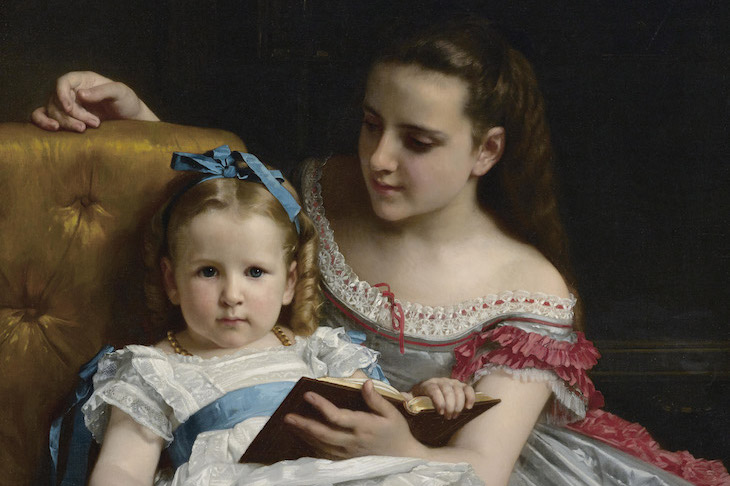 Portrait of Frances and Eva Jonhston, William Adolphe-Bouguereau