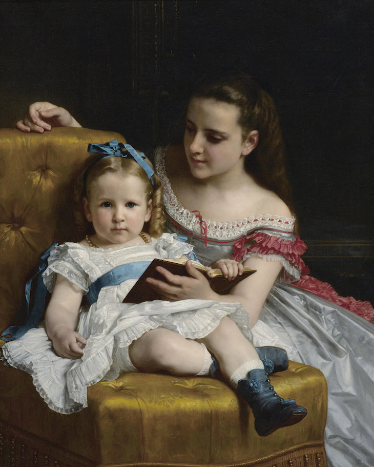 Portrait of Frances and Eva Jonhston, William Adolphe-Bouguereau
