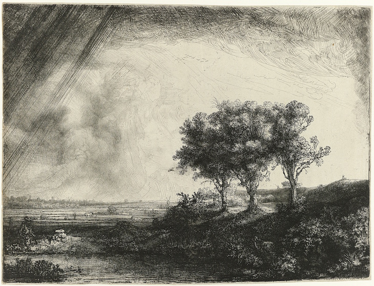 The Three Trees, Rembrandt