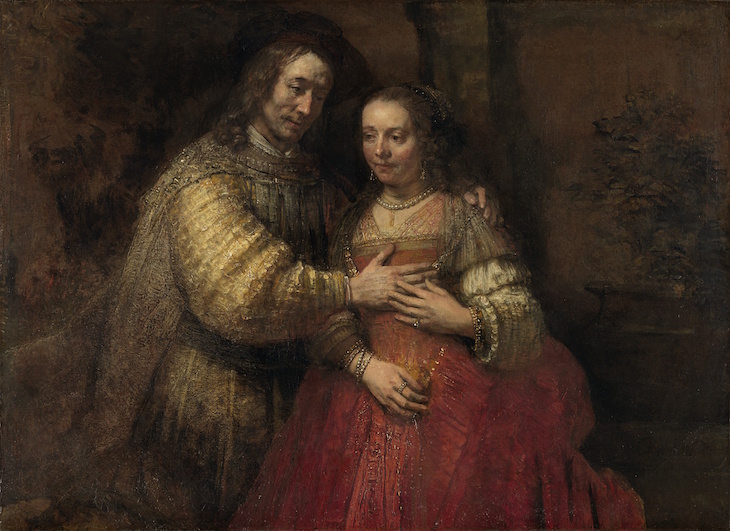 Isaac and Rebecca (known as The Jewish Bride), Rembrandt
