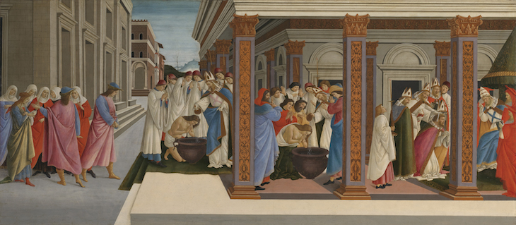 Four Scenes from the Early Life of Zenobius, Botticelli