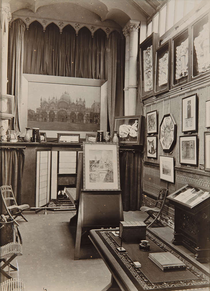 The rear extension of St George’s Museum, Walkley, South Yorkshire, captured by an unknown photographer in c. 1885.