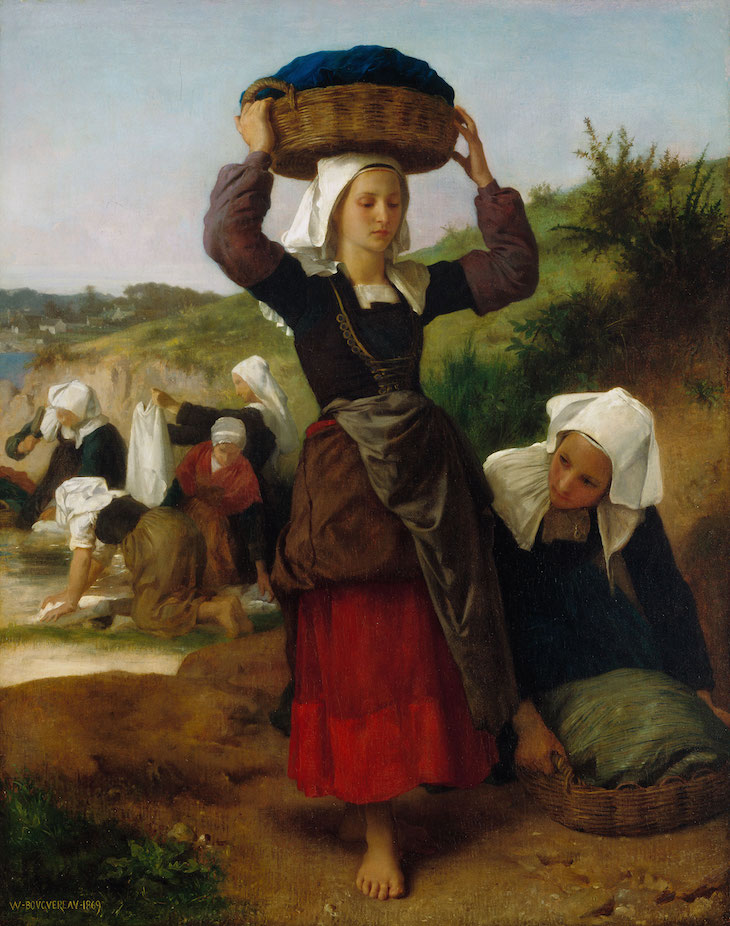 Washerwomen of Fouesnant, William-Adolphe Bouguereau
