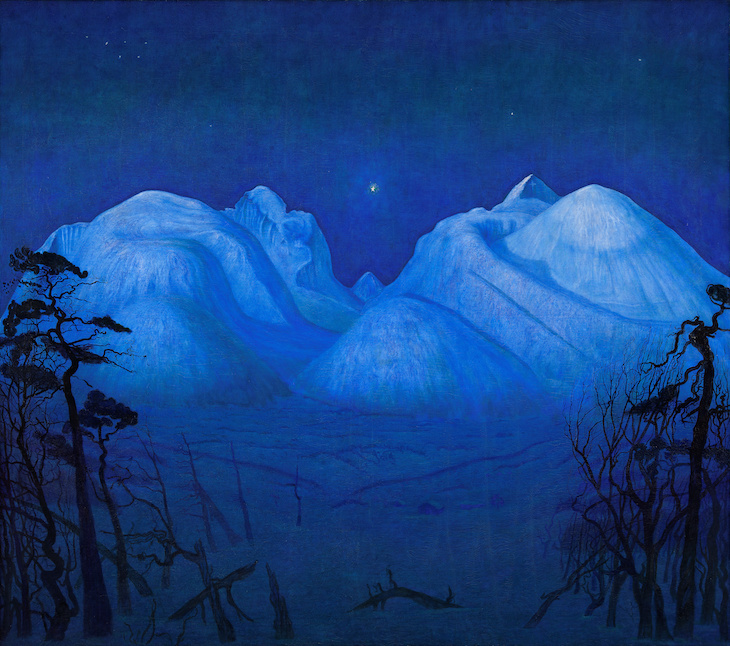Winter Night in the Mountains, Sohlberg