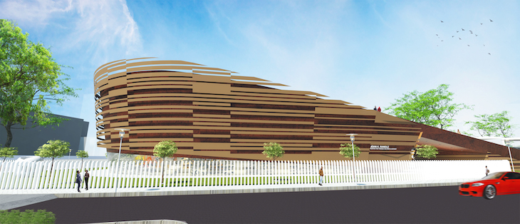 Render of the John K. (JK) Randle Centre for Yoruba Culture and History.