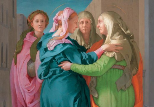 Visitation (c. 1520), Jacopo Carucci, known as Pontormo. Parish of San Michele Arcangelo in Carmignano.