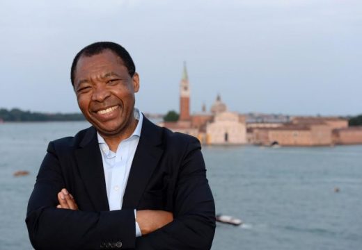 Okwui Enwezor in Venice in 2015.