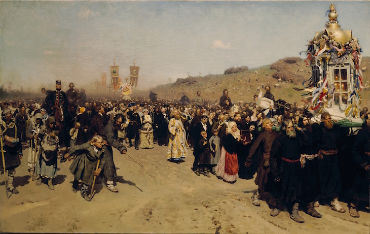 Religious Procession in Kursk Governorate, Repin