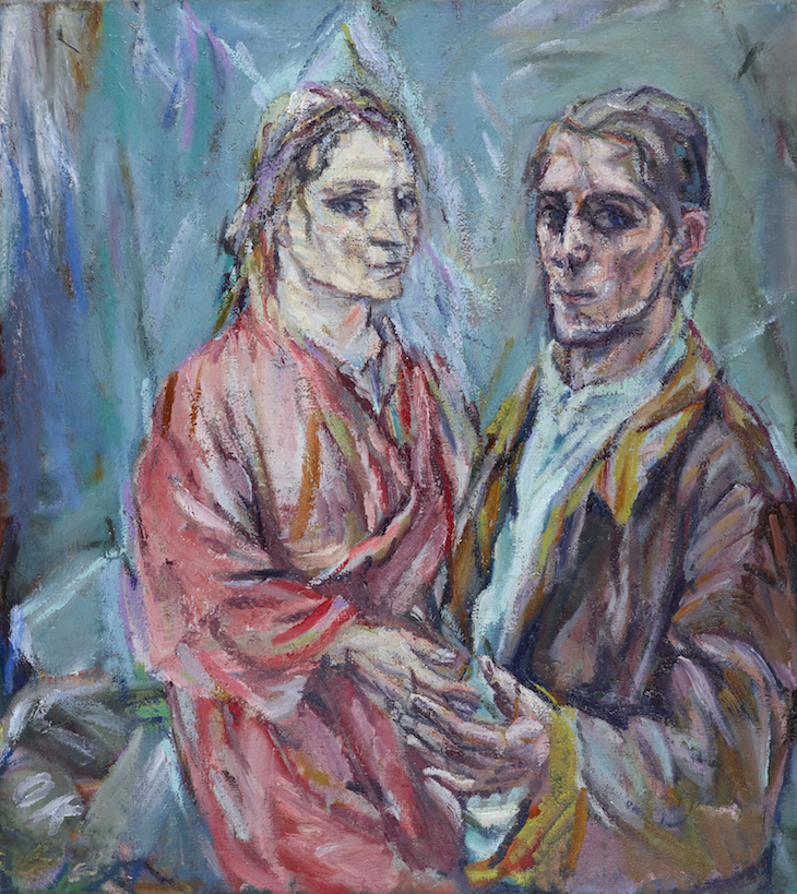 Double portrait of Oskar Kokoschka and Alma Mahler
