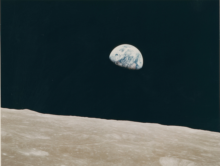 First Earthrise seen by human eyes, Apollo 8, 24 December 1968, Anders