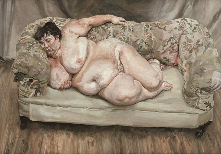 Benefits Supervisor Sleeping (1995), Lucian Freud.