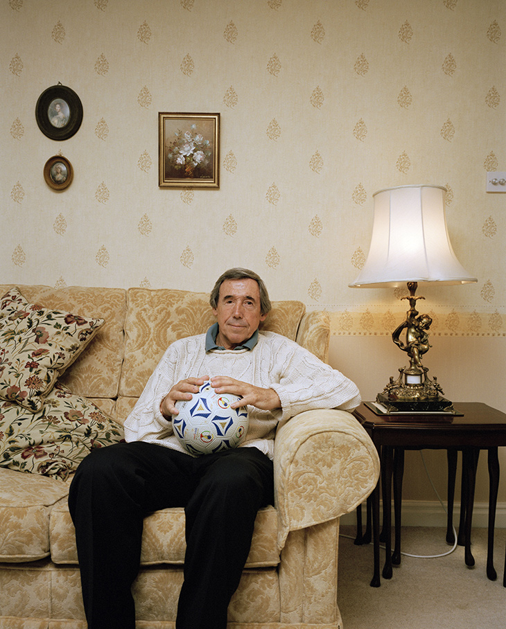 Gordon Banks, English goalkeeper who played in the 1966 World Cup victory against West Germany, England (2003), Martin Parr.