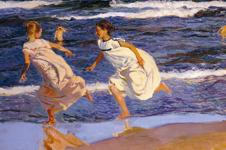 Running Along the Beach, Valencia (1908), Joaquín Sorolla. Museo de Bellas Artes de Asturias, Oviedo.