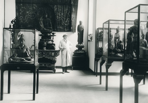 Adolf Fischer at the Museum of East Asian Art, Cologne, c. 1913.