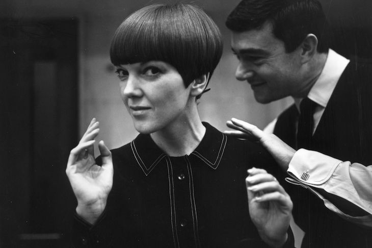 Mary Quant, with Vidal Sassoon (c. 1967), Ronald Dumont.