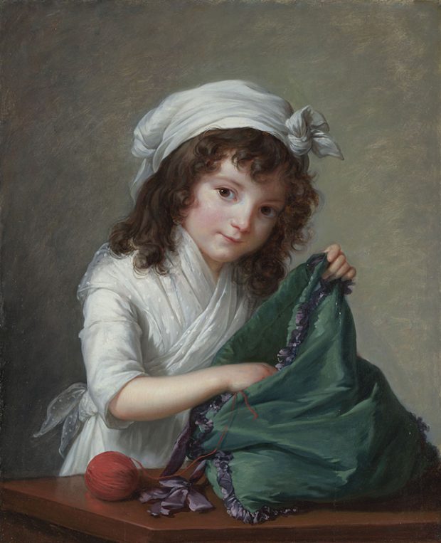 Mademoiselle Brongniart, (1788), Elisabeth Louise Vigée Le Brun. National Gallery, London.
