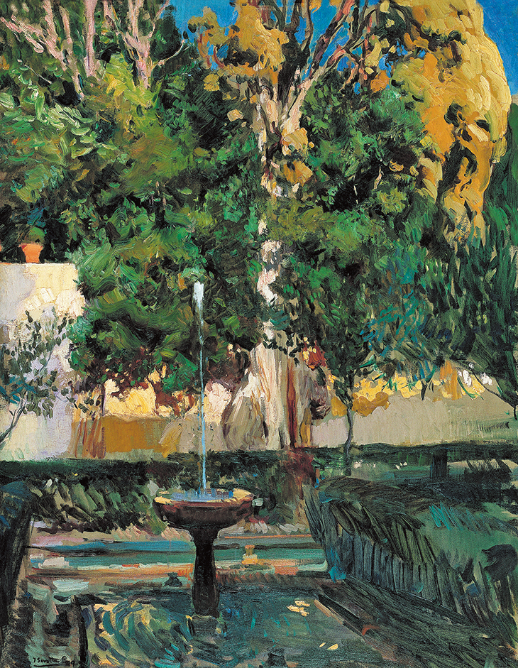 The Cypress of the Sultana, Genaralife (1910), Joaquín Sorolla.