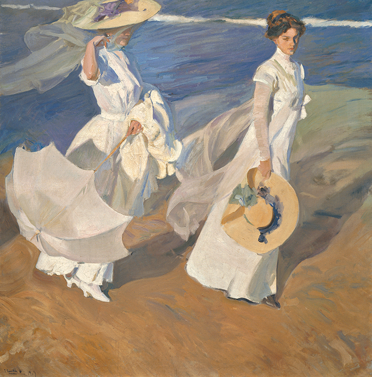 Strolling along the Seashore (1909), Joaquín Sorolla. Museo Sorolla, Madrid.