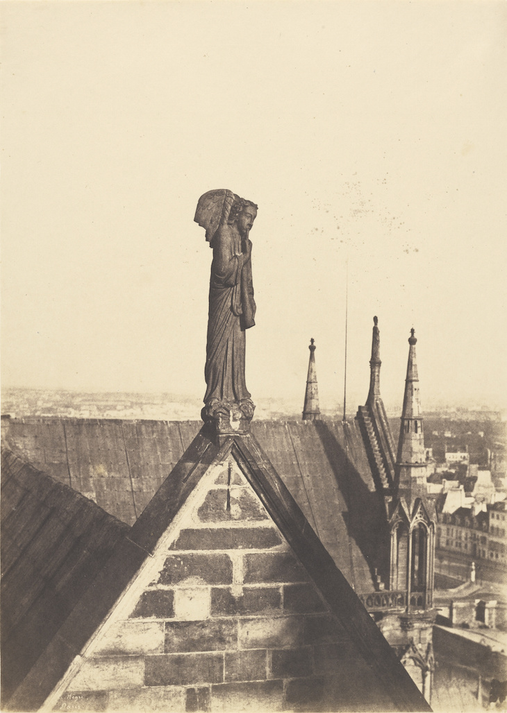 The Angel of the Resurrection on the Roof of Notre-Dame, Paris