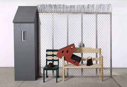 Seven Rooms of Hospitality: Room for Deportees (2017), Siah Armajani.