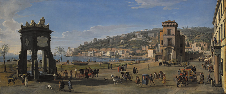 Naples, Riviera di Chiaia (1710–22), Caspar van Wittel.