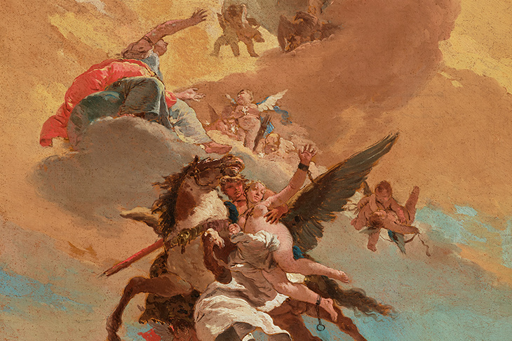 Perseus and Andromeda (detail; 1730), Giovanni Battista Tiepolo.