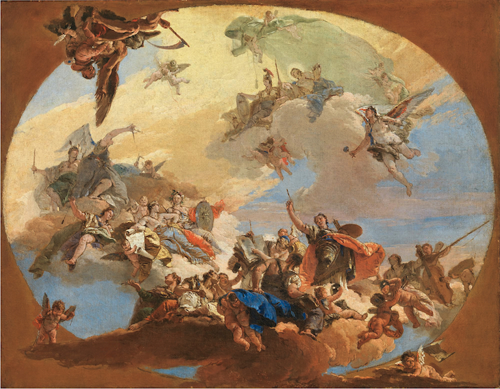 Triumph of the Arts and Sciences (c. 1730–31), Giovanni Battista Tiepolo.