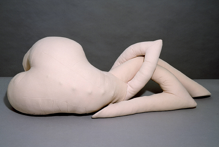 Nue couchée (Reclining Nude) (1969–70), Dorothea Tanning. Tate Collection.