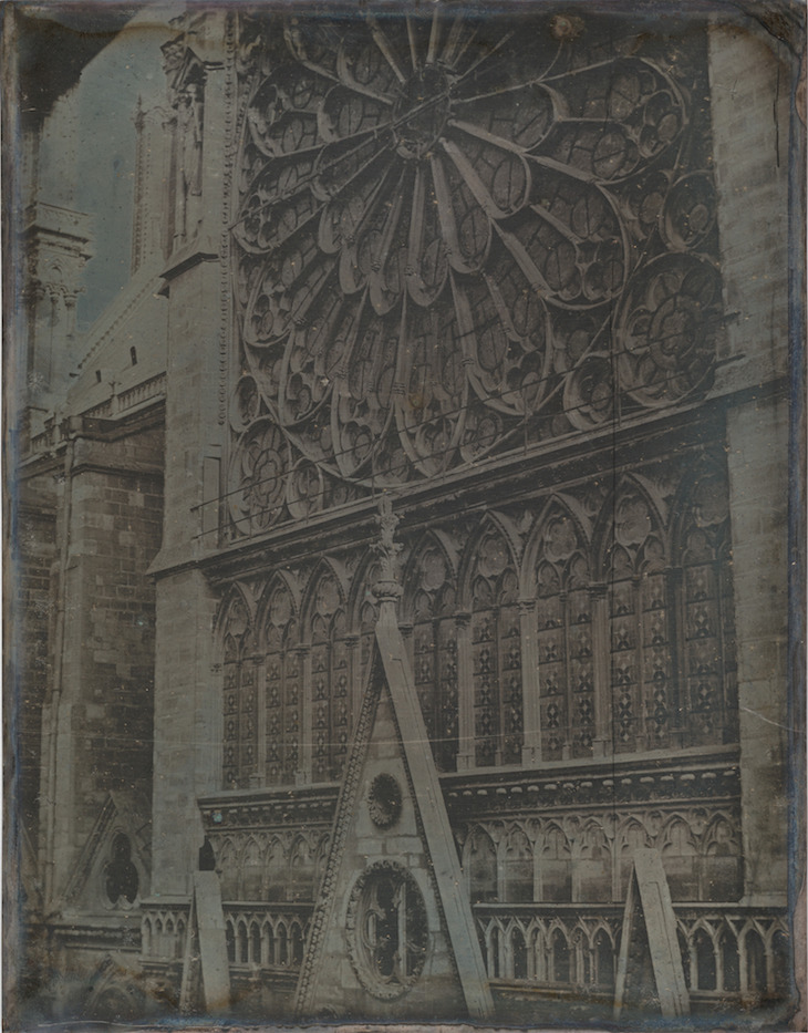 Rose Window, Notre-Dame Cathedral, Paris (1841), Joseph-Philibert Girault de Prangey.