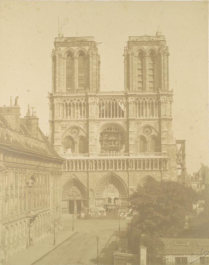 Notre Dame, Paris (1850s), Bisson Frères.