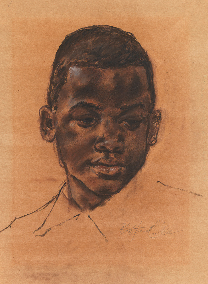 Head of a boy (n.d.), Barkley L. Hendricks.