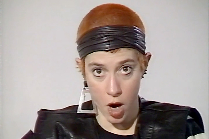 Kathy Acker in conversation with Angela McRobbie at the ICA, 1987.