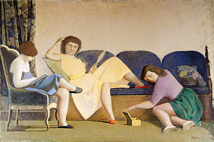 The Three Sisters (1955), Balthus. Colección Patricia Phelps de Cisneros.