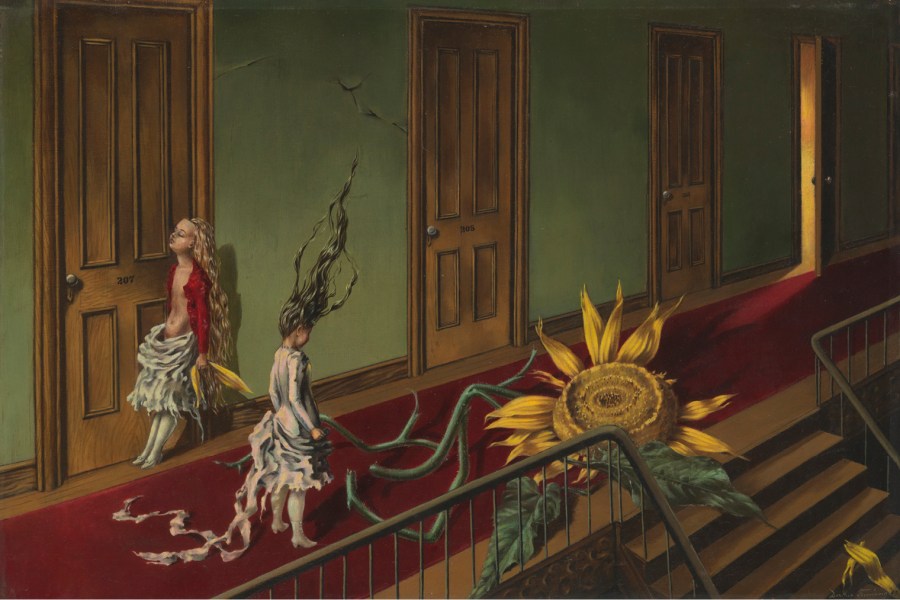 Eine Kleine Nachtmusik (1943), Dorothea Tanning. Tate Collection.