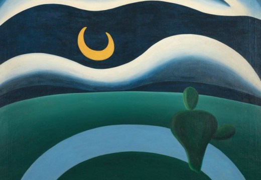 The Moon (A Lua) (1928; detail), Tarsila do Amaral.