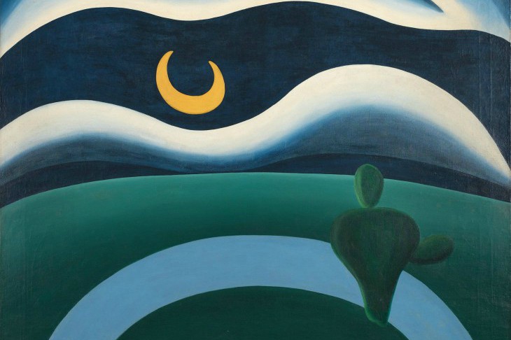 The Moon (A Lua) (1928; detail), Tarsila do Amaral.