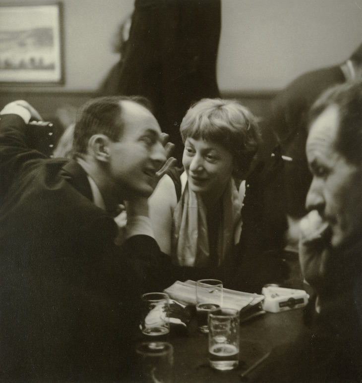 Elaine de Kooning, Frank O'Hara and Franz Kline (1957), Arthur Swoger.